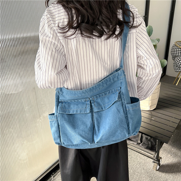 Custom Denim Tote Bag NZBD-022